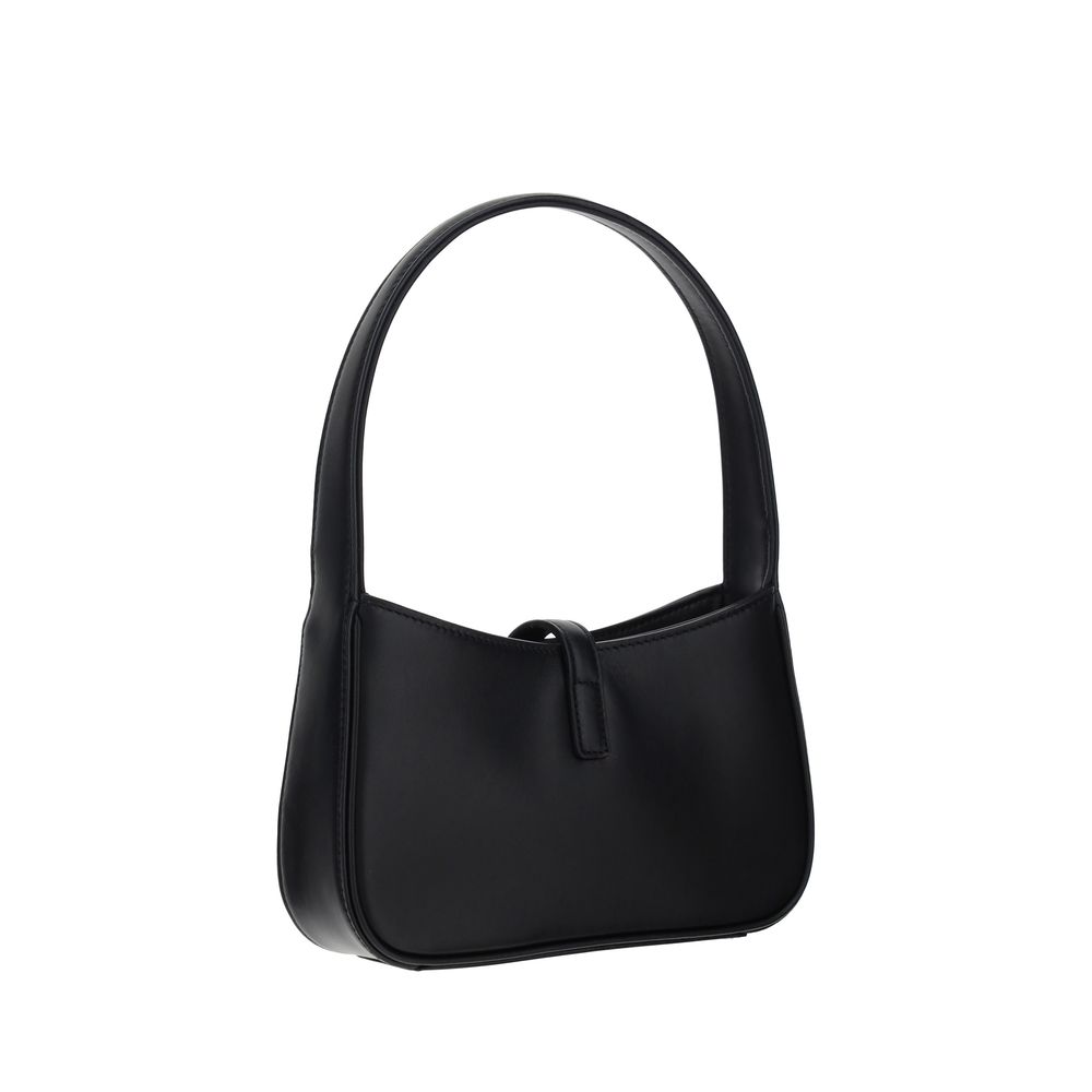 Saint Laurent Le 5 à 7 mini leather hobo bag - Black
