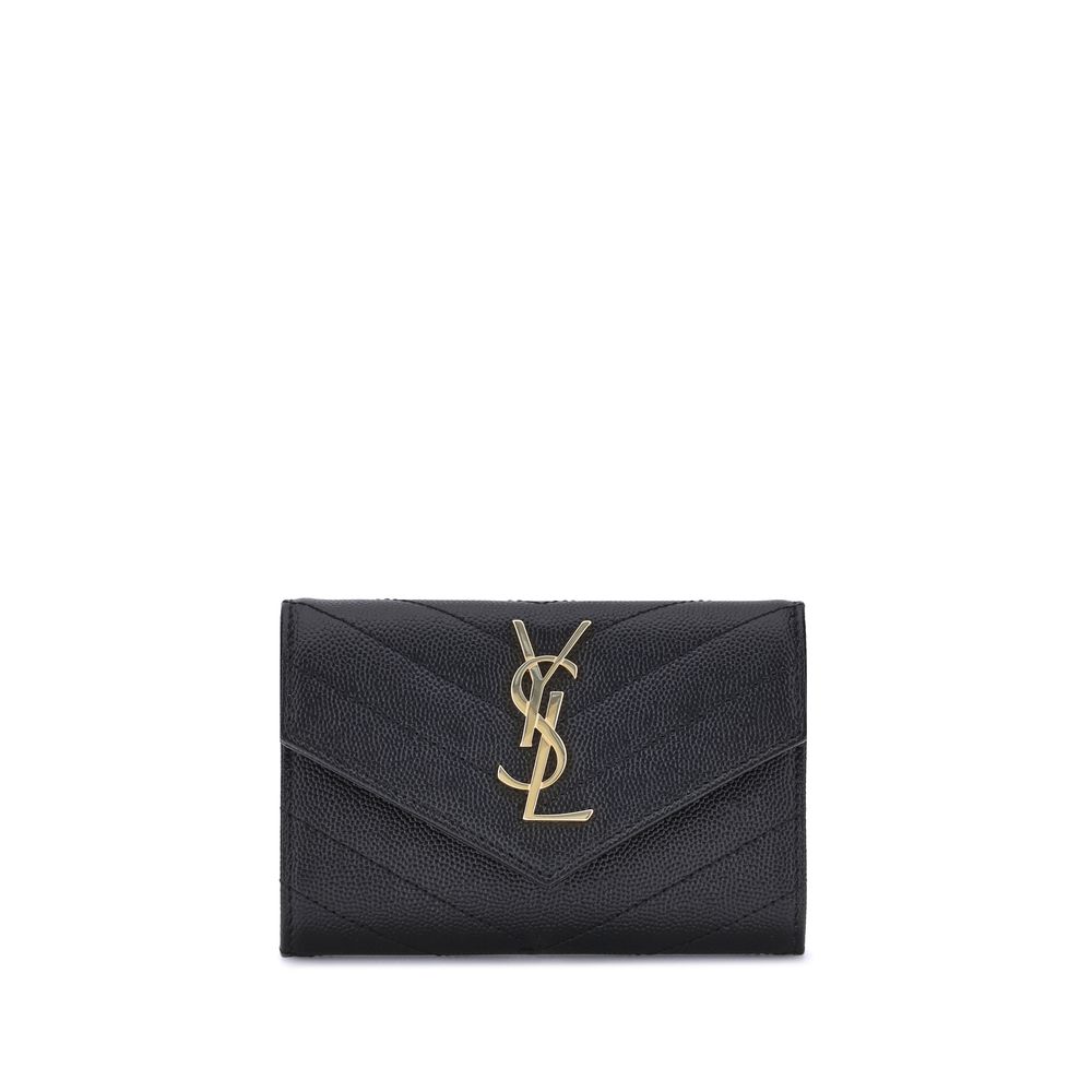 Saint Laurent Cassandre Matelassé Small Envelope Wallet