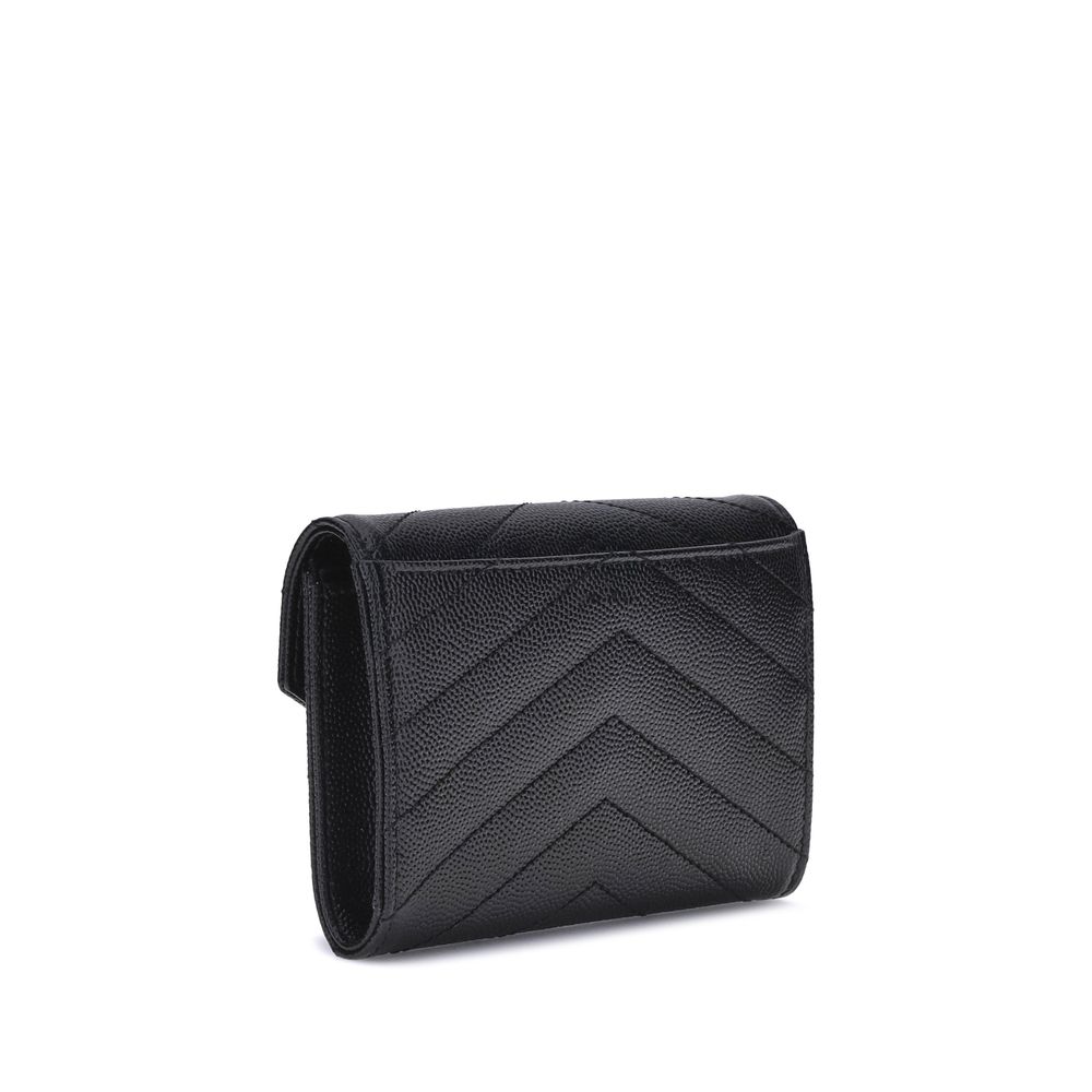 Saint Laurent Cassandre Matelassé Small Envelope Wallet