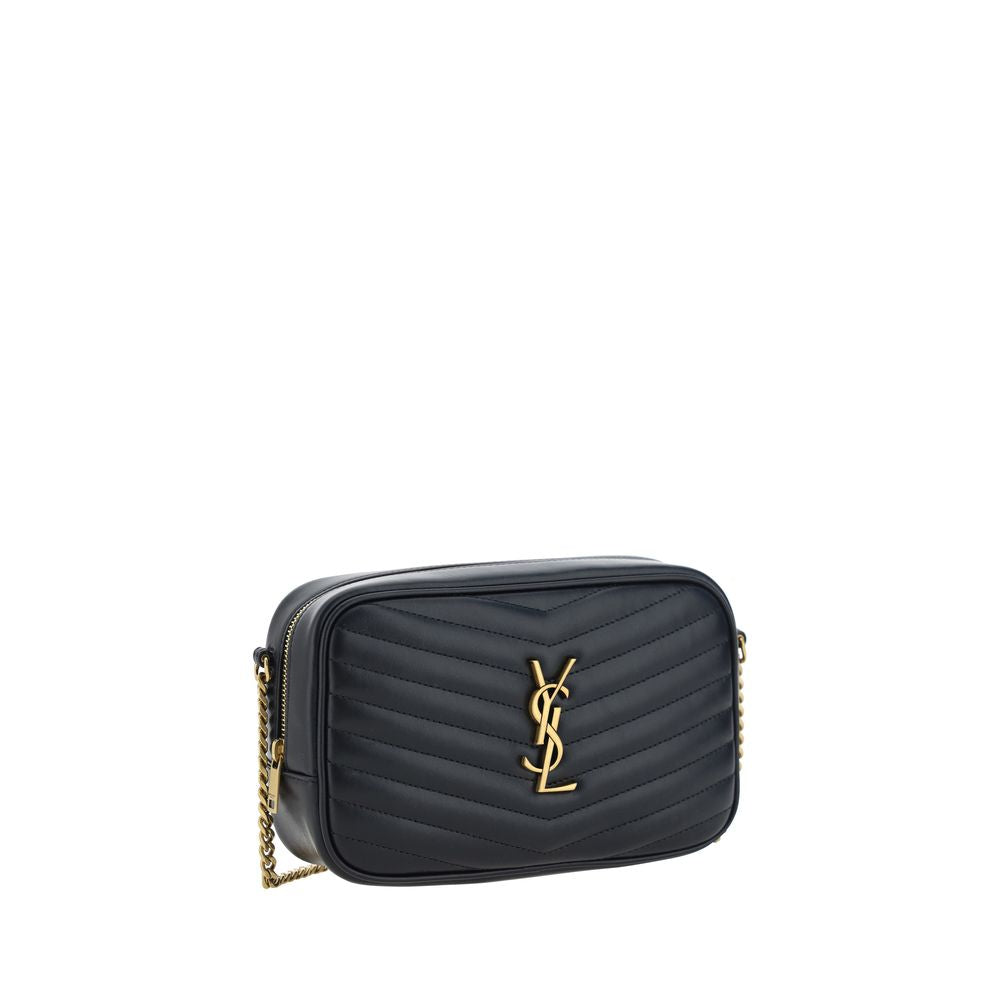 Saint Laurent Lou Black Leather Bag