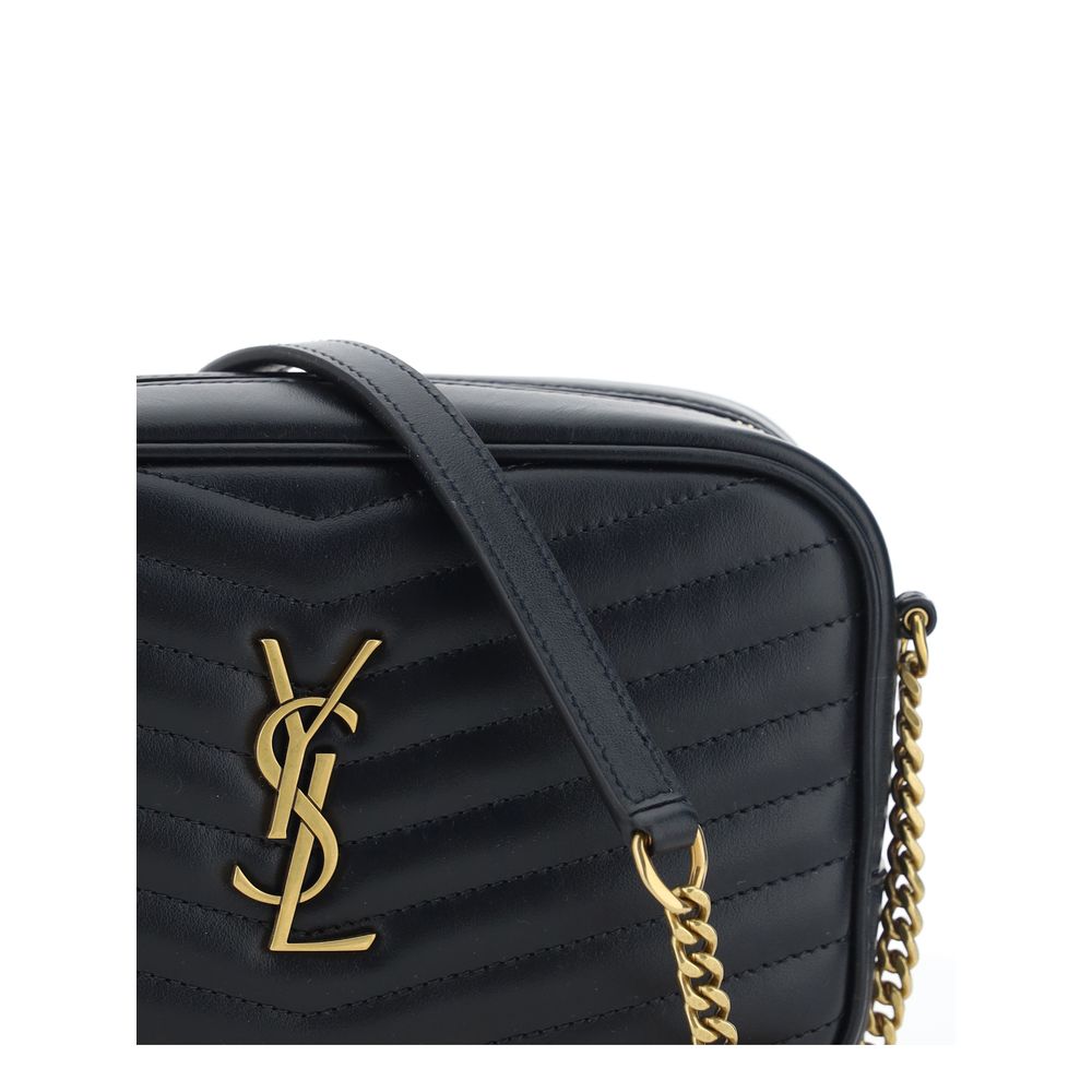 Saint Laurent Lou Black Leather Bag