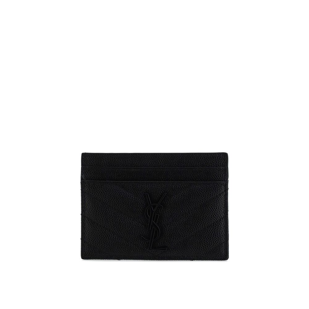 Saint Laurent Leather Card Holder