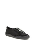 Prada Paracord Lace-Up Leather Sneakers - Black