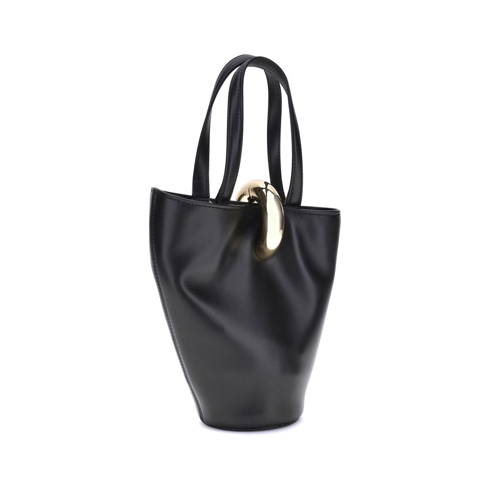 Jacquemus La Bambola Black Leather Shoulder Bag