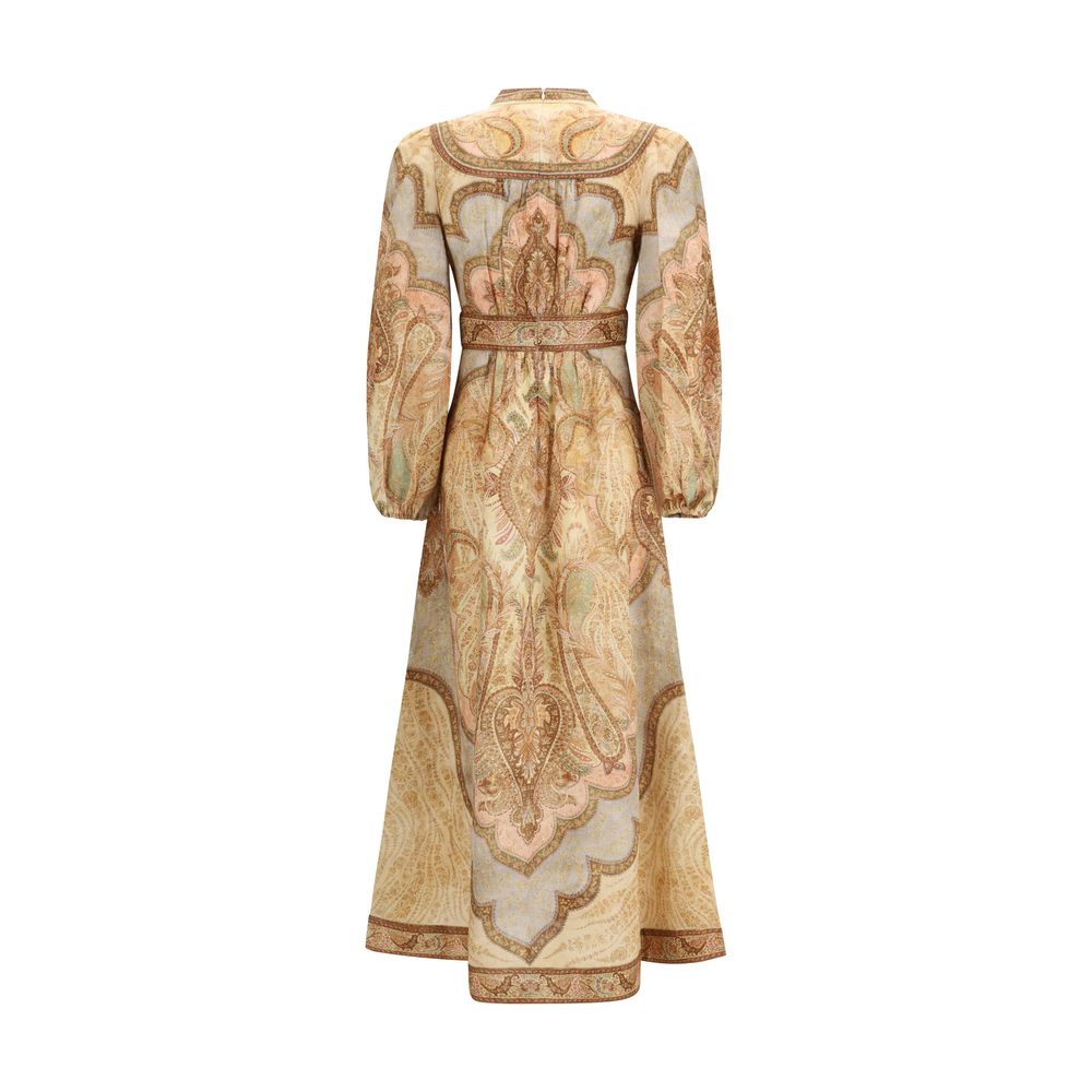 Zimmermann Wanderlust Linen Long Dress