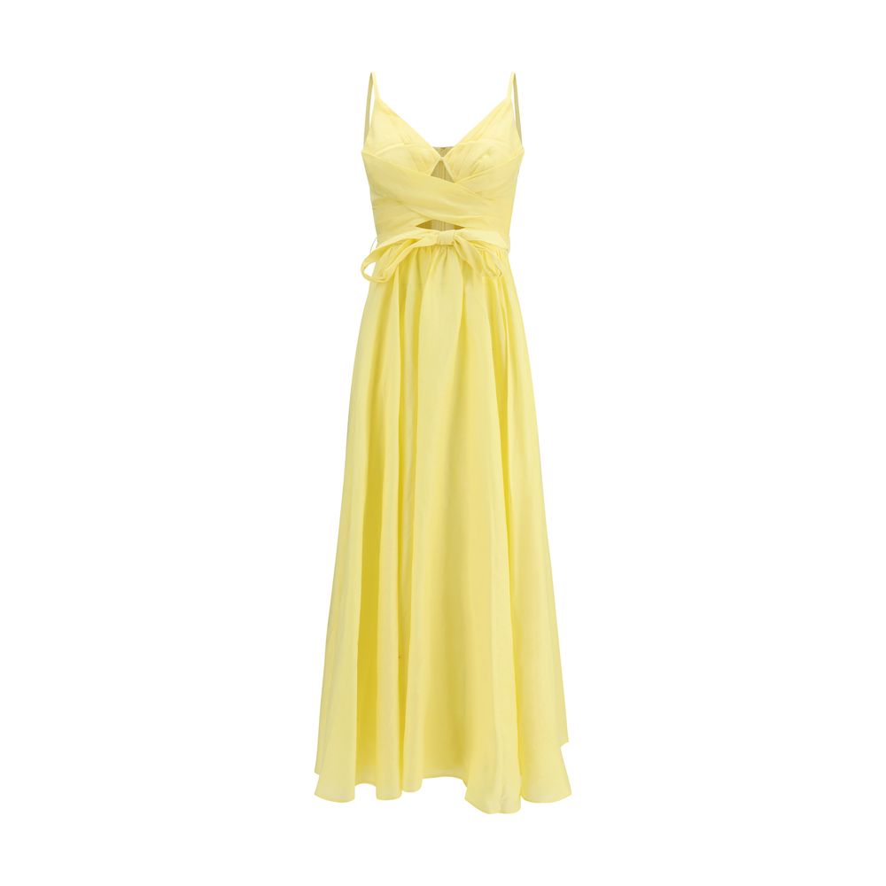 Zimmermann Limoncello Lace Cut-Out Long Maxi Dress