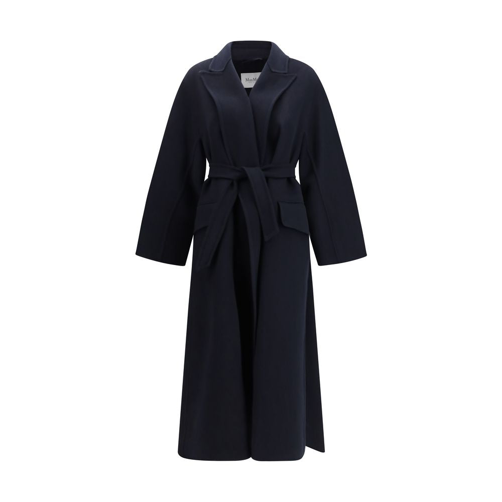 Max Mara Mxmcesto Cashmere Extra Long Coat - Black