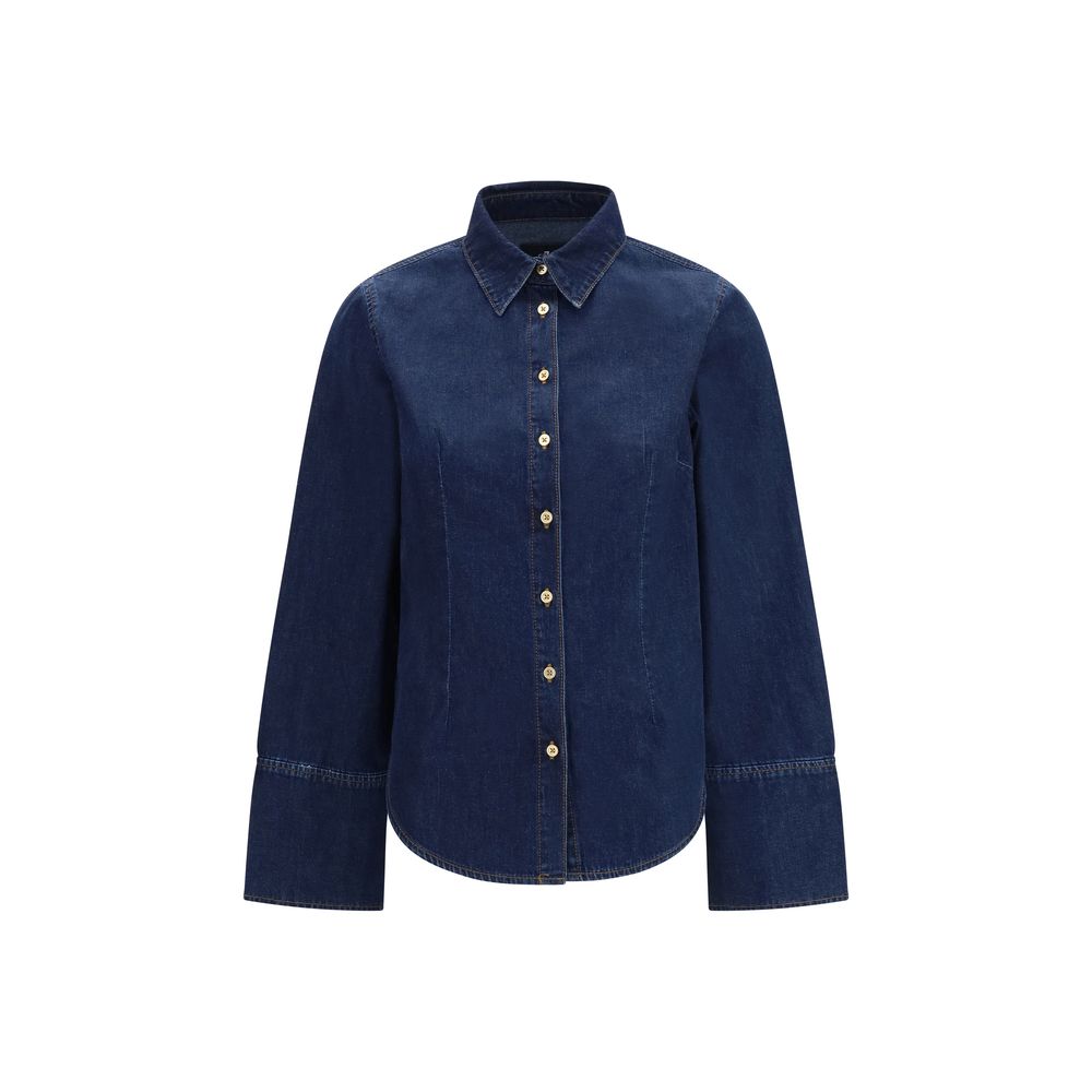 7FOR Indigo Blue Denim Shirt