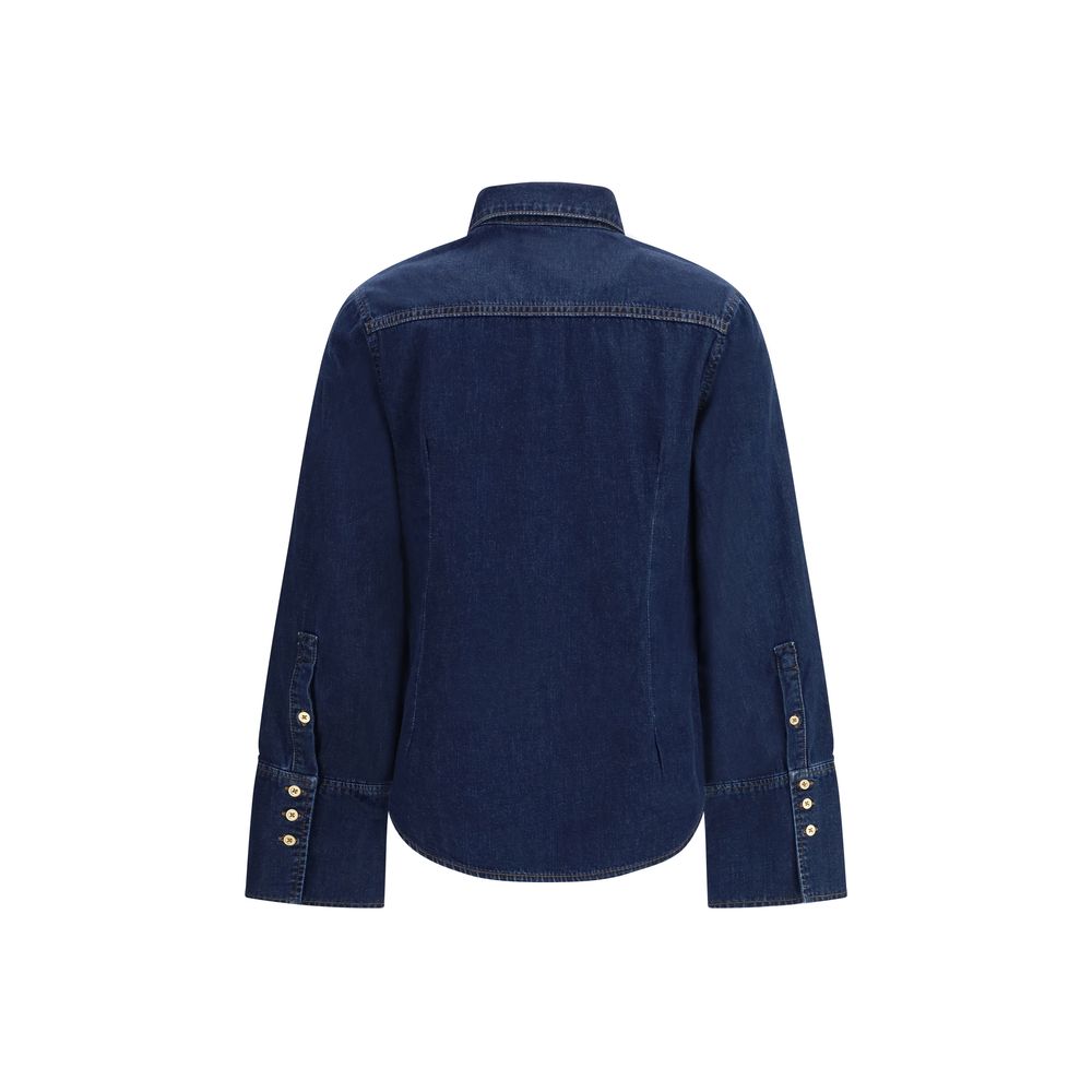 7FOR Indigo Blue Denim Shirt