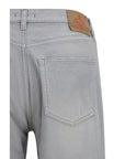 Prada Light Gray/Grey Straight-Leg Jeans