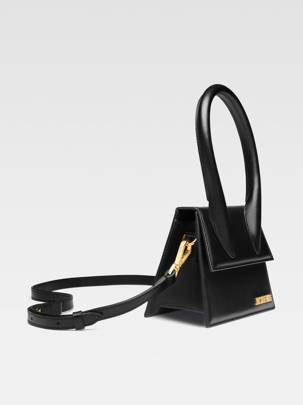 Jacquemus Le Chiquito Moyen Black Leather Handbag