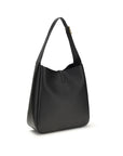 Saint Laurent Le 5 À 7 Leather Shoulder Bag - Black