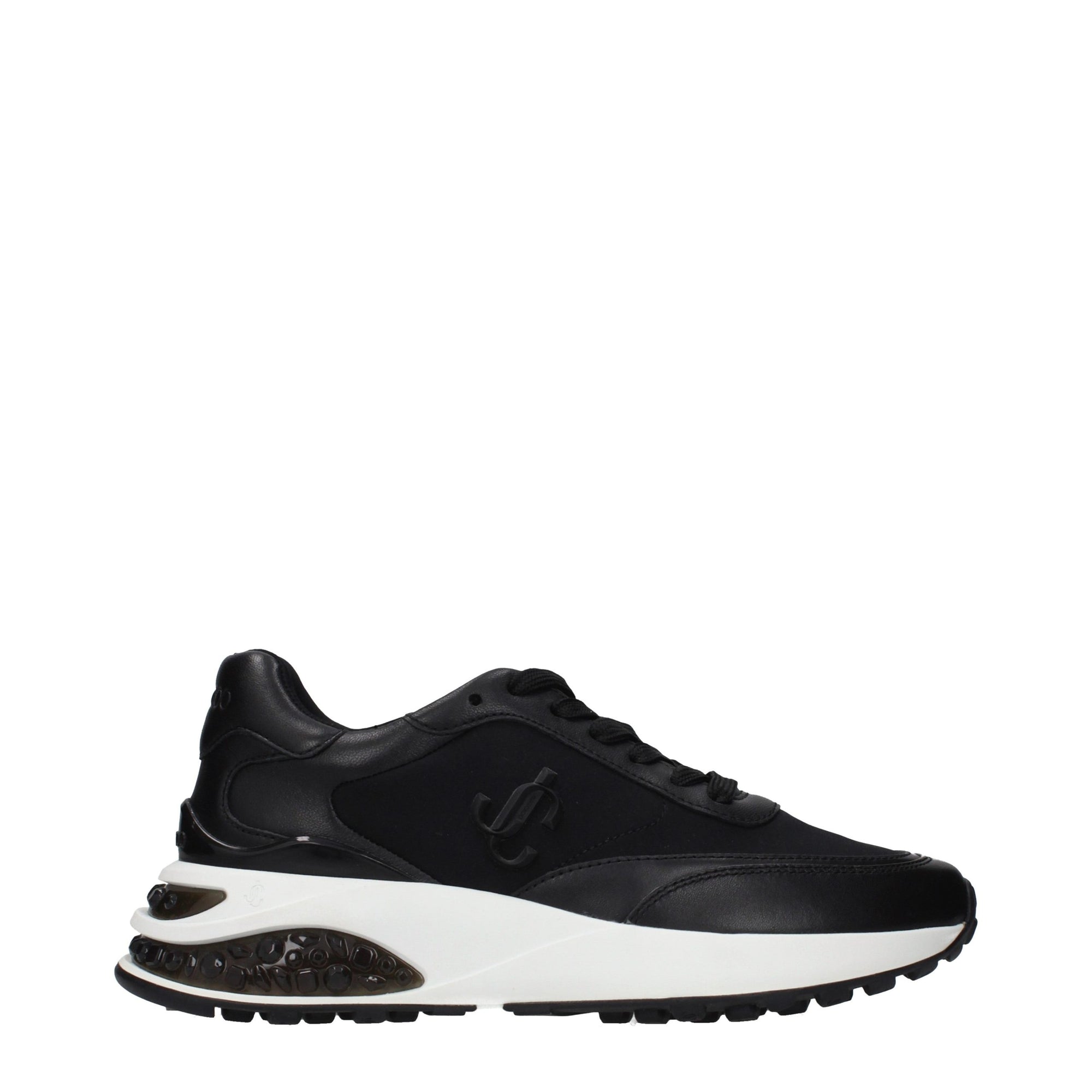 Jimmy Choo Black & White Athletic Sneakers