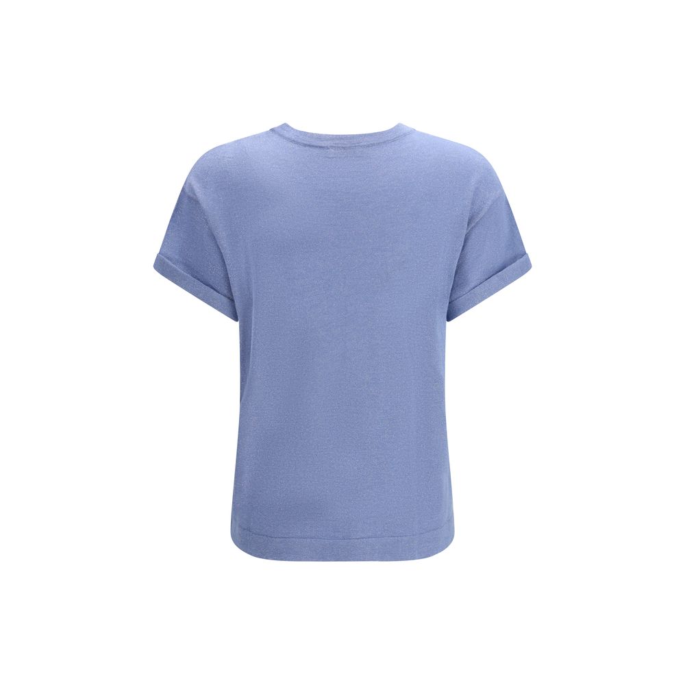 Brunello Cucinelli Cerulean Blue T-Shirt