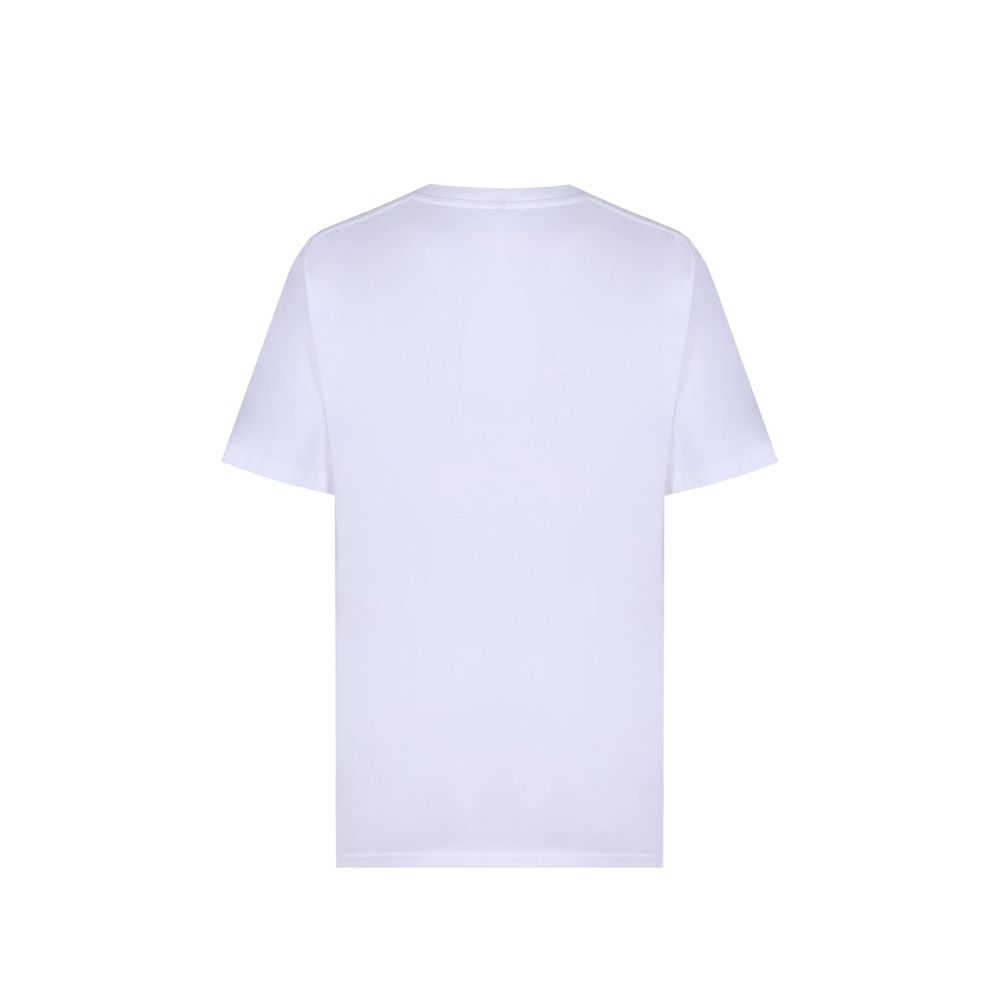 Autry Logo Cotton T-Shirt - White - Made In Italy