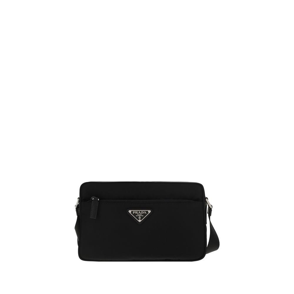 Prada Re-Nylon Utility Shoulder Bag - Black