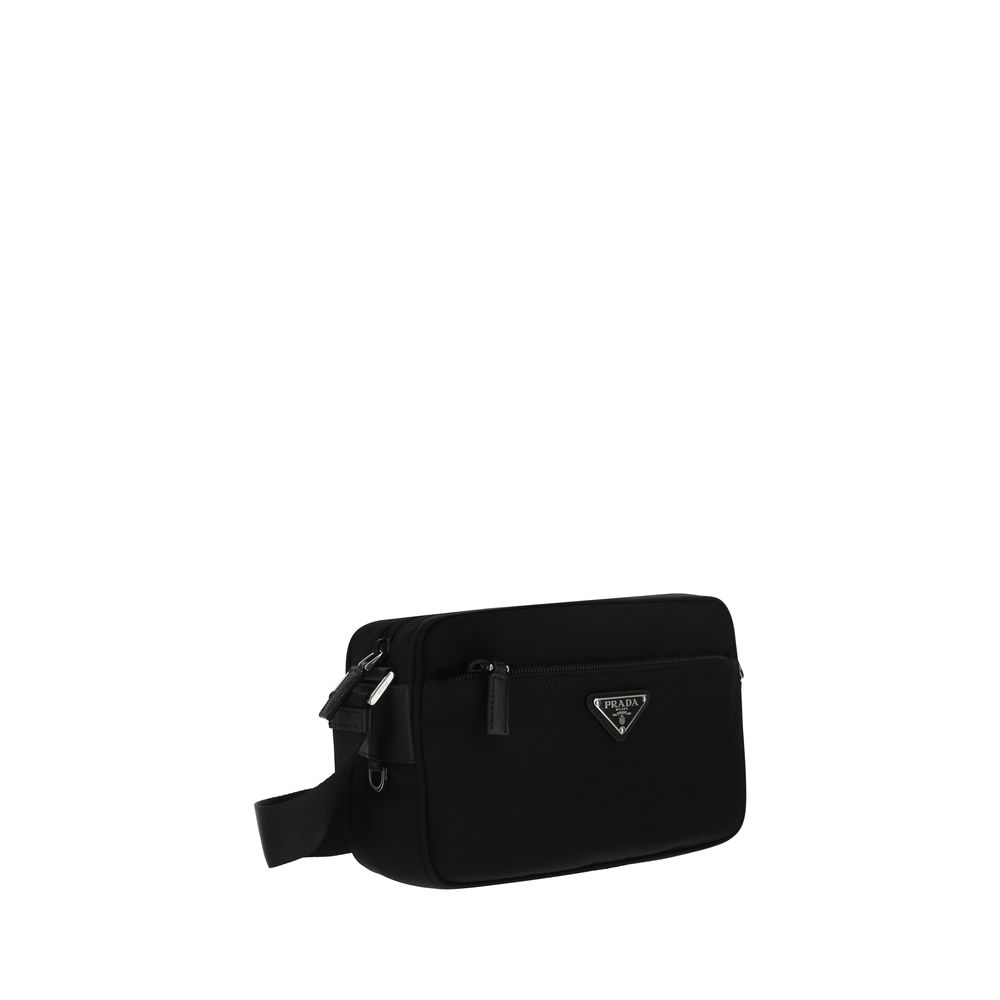 Prada Re-Nylon Utility Shoulder Bag - Black