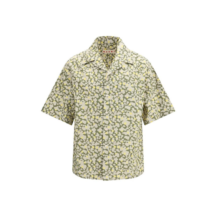 Marni Geometric Pattern Short Sleeve Shirt