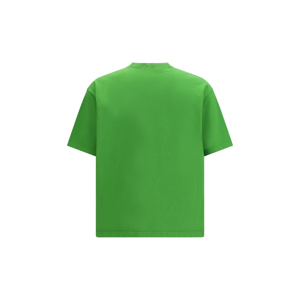Prada Striking Green Cotton T-Shirt
