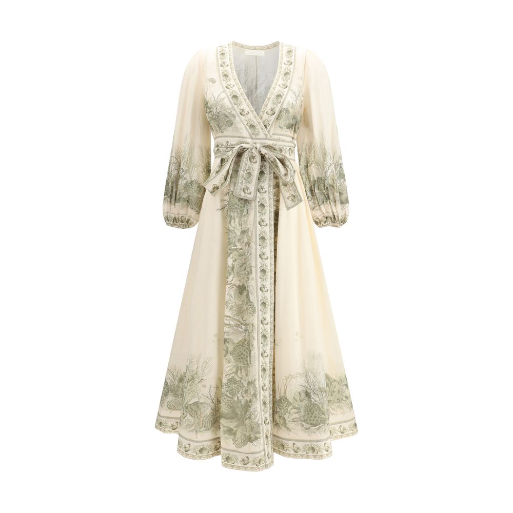 Zimmermann Wanderlust Wrap Long Dress