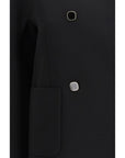 Max Mara Black Boxy Cady Blazer