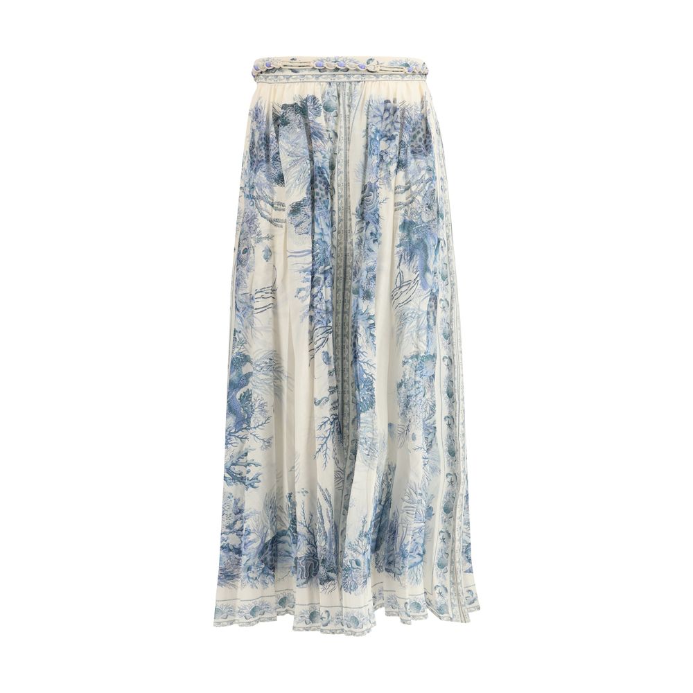 Zimmermann Wanderlust Long Maxi Skirt