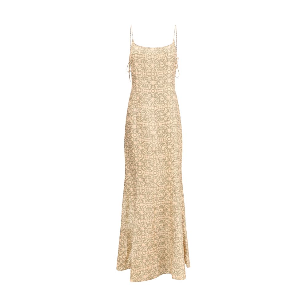 Kristina Ti Geometric Floral Maxi Dress
