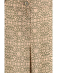 Kristina Ti Geometric Silk Palazzo Pants