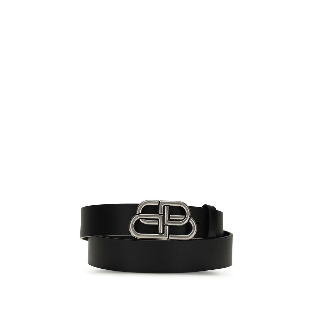 Balenciaga Logo Leather Belt