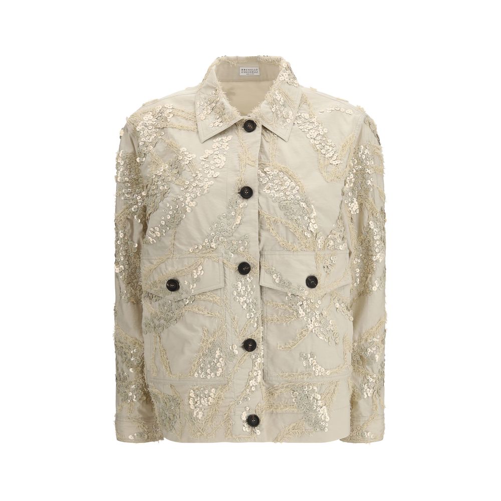 Brunello Cucinelli Sequin Embellished Jacket
