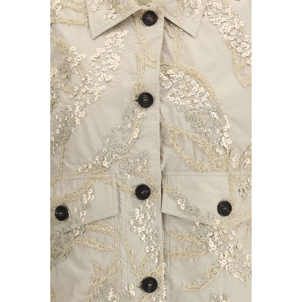 Brunello Cucinelli Sequin Embellished Jacket