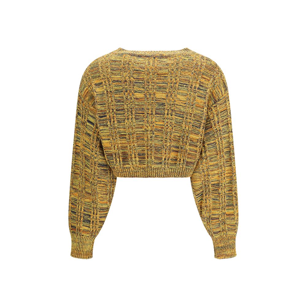 Kristina Ti The Groove Crop Knit Sweater