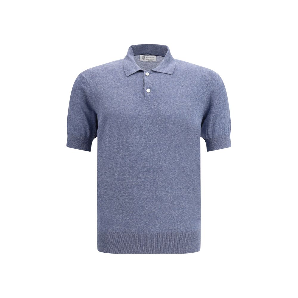 Brunello Cucinelli Linen-Silk Polo Shirt