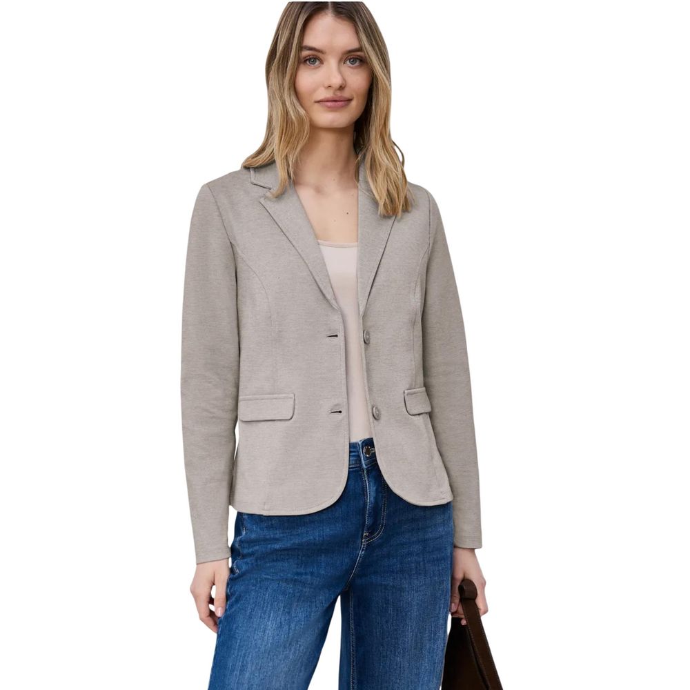 Street One QR Basic Blazer - Light Gray/Grey
