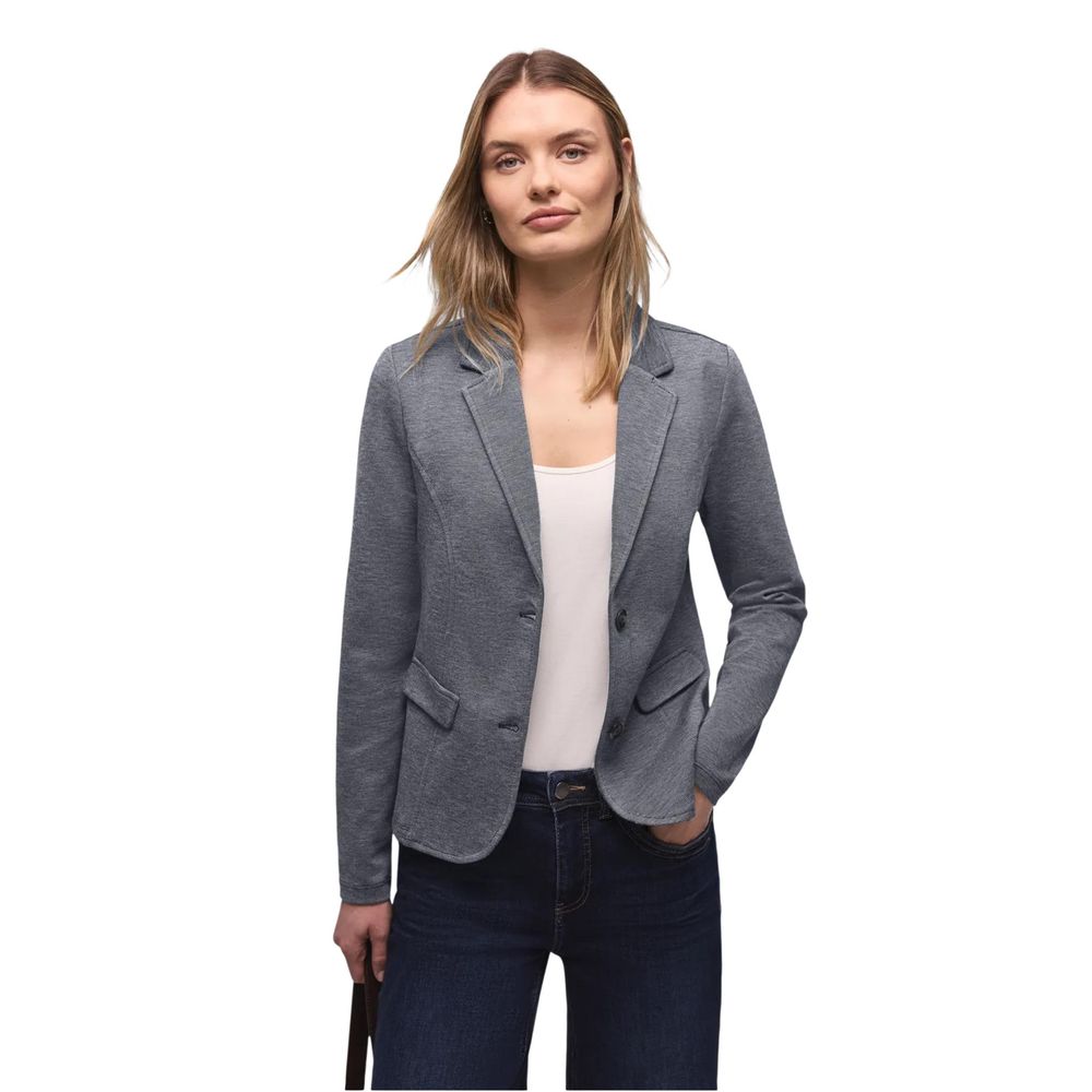 Street One QR Basic Blazer - Gray/Grey