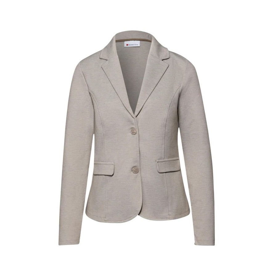 Street One QR Basic Blazer - Light Gray/Grey
