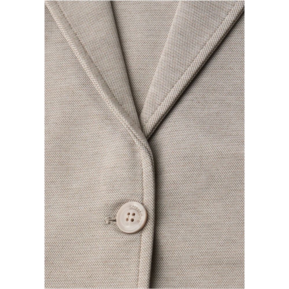 Street One QR Basic Blazer - Light Gray/Grey