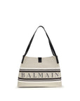 Balmain Medium Release Shopper Bag - Beige