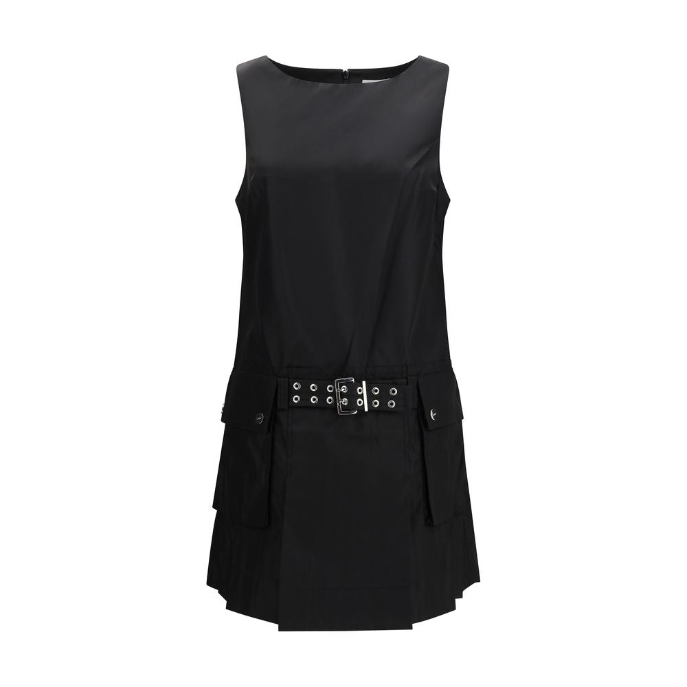 Ganni Duchesse Mini Dress - Black