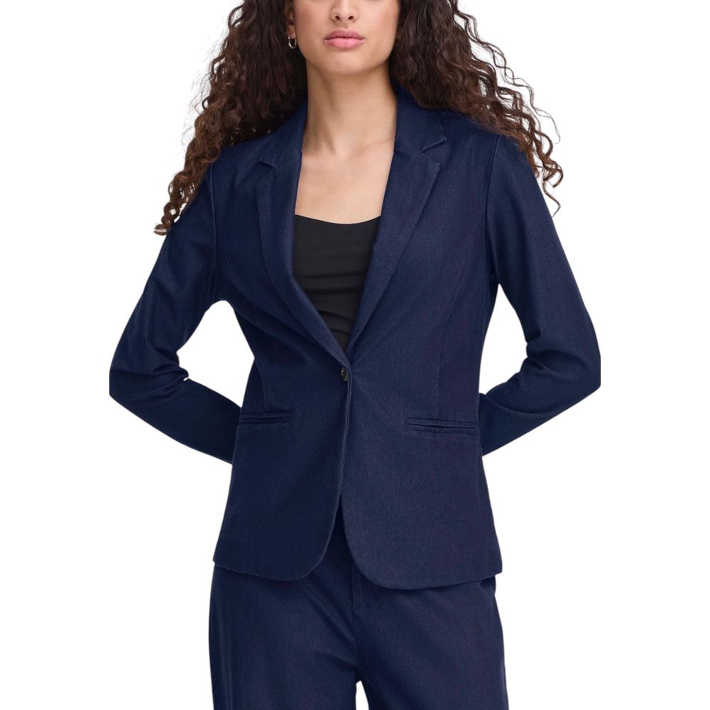 ICHI Denim Blue Blazer