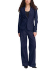ICHI Denim Blazer - Azure Blue