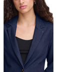 ICHI Denim Blazer - Azure Blue