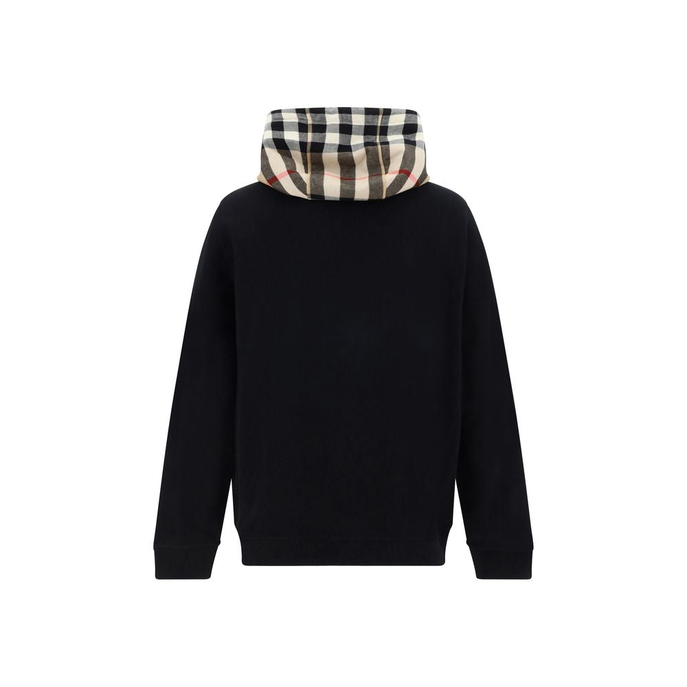 Burberry Samuel Checkered Black Hooded Jacket