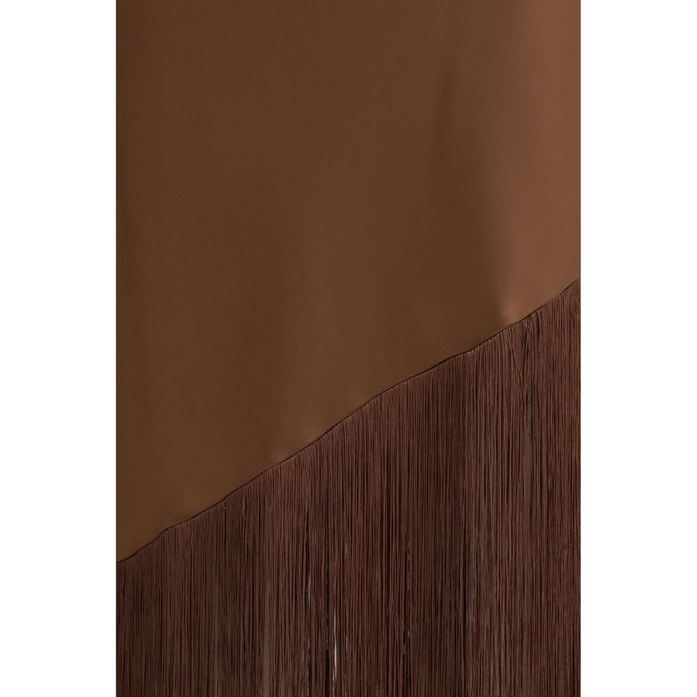 PINKO Kiwi One Shoulder Midi Dress