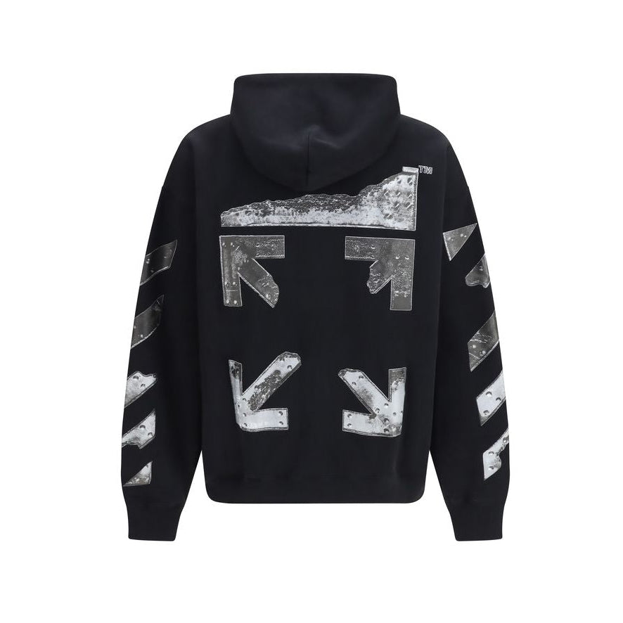 Off-White Metal Arrow Skate Hoodie - Black