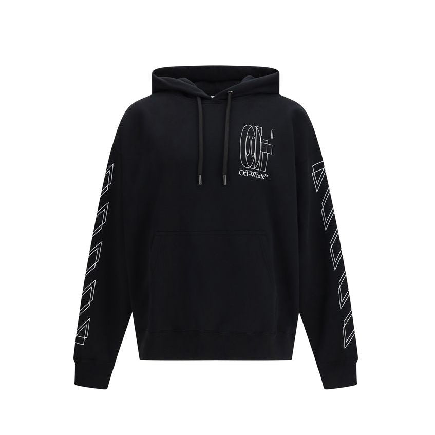 Off-White Big Double Arrow Hoodie - Black