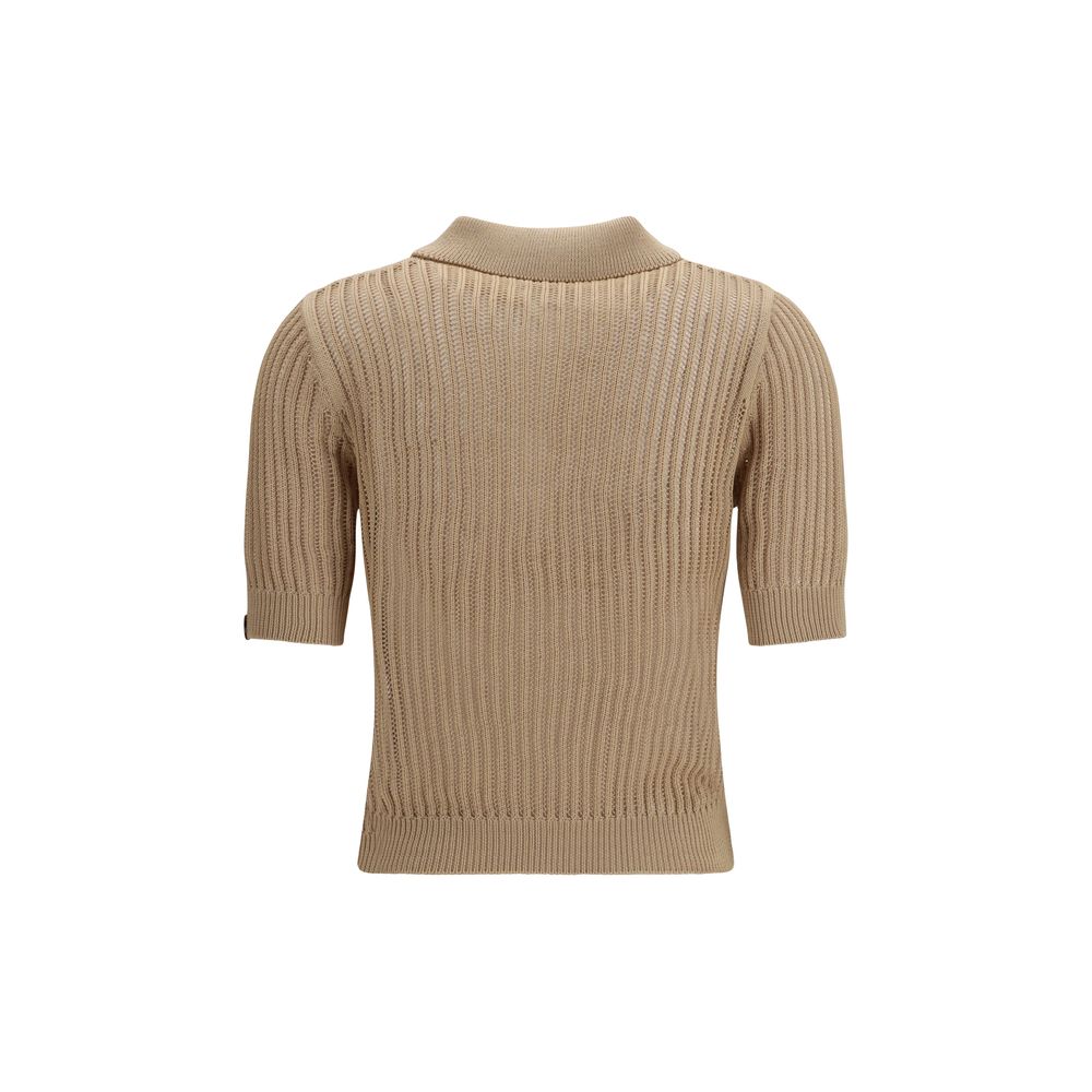 Jacob Cohen Knit Polo Shirt - Beige