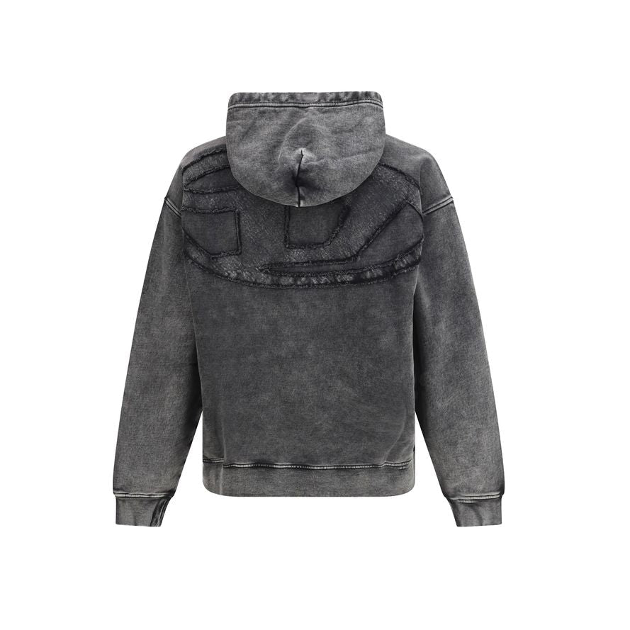Diesel S-Boxt-Hood-Den Hoodie - Gray/Grey
