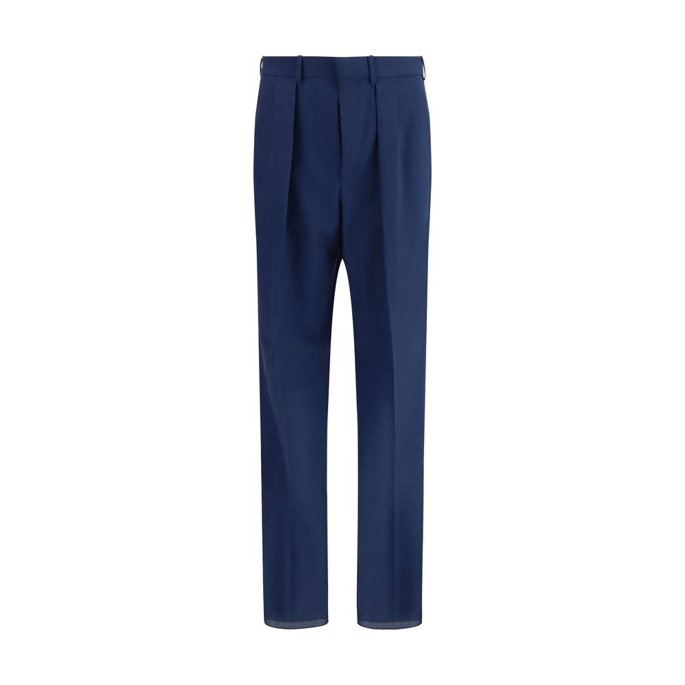 Tom Ford Wool Dress Pants - Blue