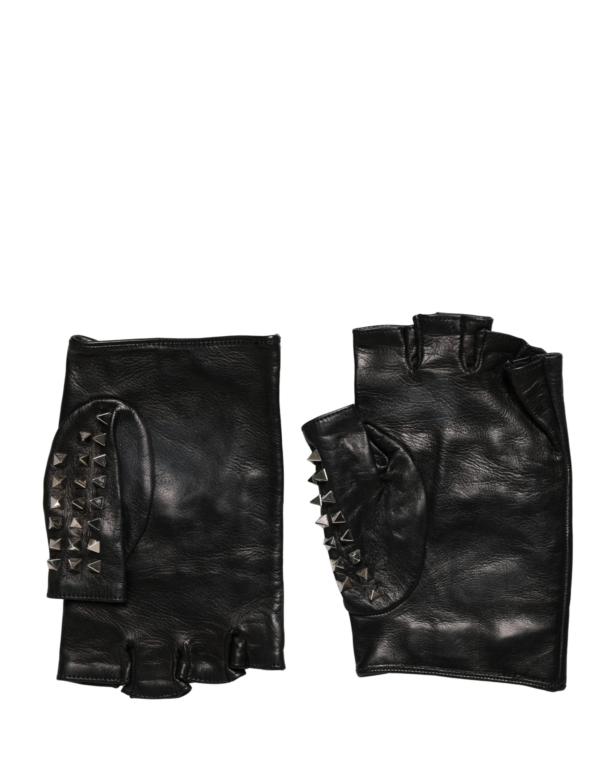 Dolce & Gabbana Pearl & Crystal Embellished Fingerless Gloves